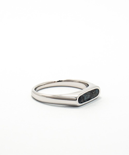 TOM WOOD(トムウッド)の「【TOMWOOD(トムウッド)】Mario Ring Larvikite シルバーリング 指輪 ラルビカイト(リング・メンズ・シルバー・62/60/58/56)」の6枚目の写真