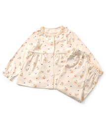 【リンク】カップケーキ柄フリルスムース長袖パジャマ