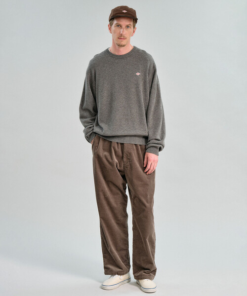 DANTON(ダントン)の「DANTON | コーデュロイ イージーストレートパンツ MEN(その他パンツ・メンズ・チャコール/ブルー/ブラウン・42/40)」の12枚目の写真