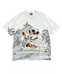 DISNEY VINTAGE（ディズニーヴィンテージ）の「【USED】90’s Fruit of the Loom “Disney/ Mickey＆Minnie” キャラクター Tシャツ USA製（Tシャツ/カットソー）」