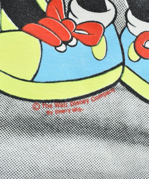DISNEY VINTAGE(ディズニーヴィンテージ)の「【USED】90’s Fruit of the Loom “Disney/ Mickey&Minnie” キャラクター Tシャツ USA製(Tシャツ/カットソー・メンズ・ホワイト・X-LARGE)」の10枚目の写真