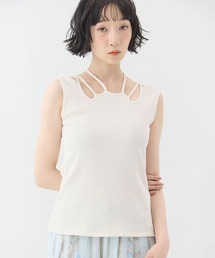 MURRAL（ミューラル）の「【MURRAL/ミューラル】Glitter ivy tank/グリッターアイビータンク（タンクトップ）」
