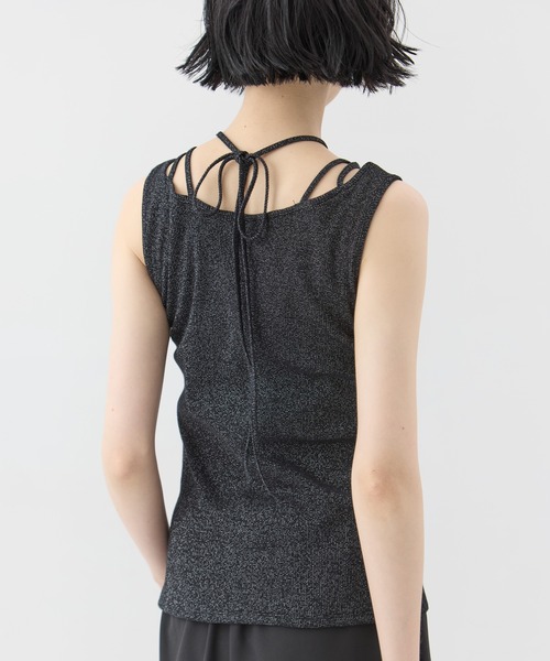 MURRAL(ミューラル)の「【MURRAL/ミューラル】Glitter ivy tank/グリッターアイビータンク(タンクトップ・レディース・ホワイト/ブラック・1)」の21枚目の写真