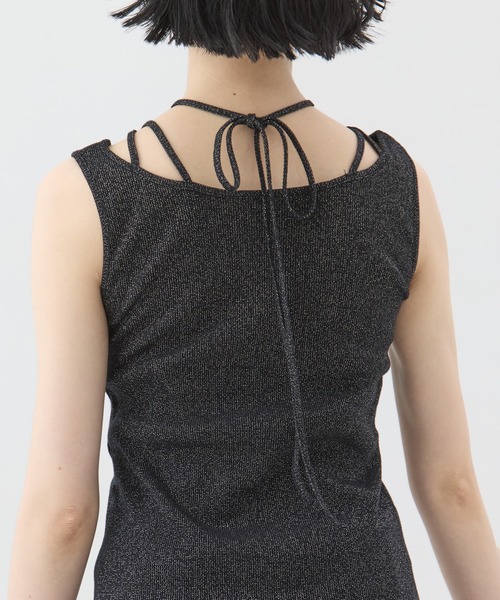 MURRAL(ミューラル)の「【MURRAL/ミューラル】Glitter ivy tank/グリッターアイビータンク(タンクトップ・レディース・ホワイト/ブラック・1)」の22枚目の写真