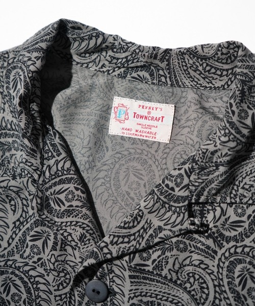 TOWNCRAFT(タウンクラフト)の「TOWNCRAFT / PRINTED BEACH SHIRT(シャツ/ブラウス・メンズ・グリーン/グレー・MEDIUM/SMALL/LARGE)」の9枚目の写真