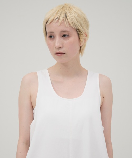 lit(リット)の「Twill Cocoon Wide Salopette(サロペット/オーバーオール・レディース・オフホワイト/ブラック・38/36)」の12枚目の写真