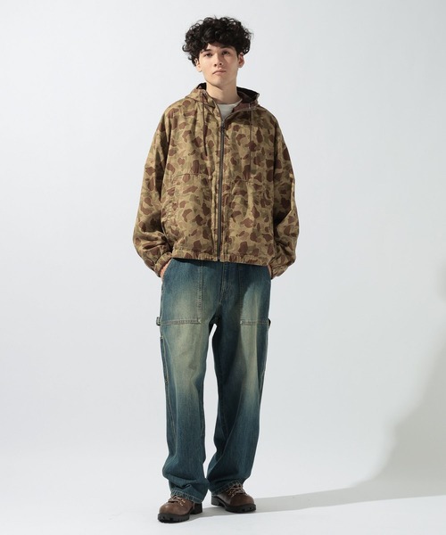 niko and...(ニコアンド)の「リバーシブルフードカモブルゾン(ブルゾン・メンズ・ブラック/ブラウン・MEDIUM/LARGE)」の9枚目の写真