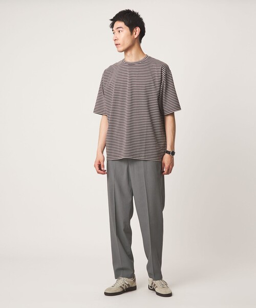 green label relaxing（グリーンレーベルリラクシング）の「SHIELDRY ワイド ユーティリティー イージー パンツ W2 -伸縮性・UVカット・遮熱-（その他パンツ・メンズ・グレー系/ダークグレー/モカ・L/S/XL/M）」の8枚目の写真