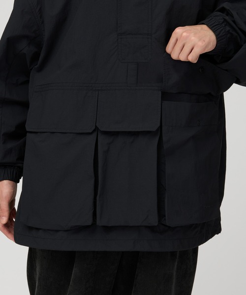 Snow Peak(スノーピーク)の「Snow Peak / Nylon Double Rip Anorak ナイロン ダブルリップ アノラック(ブルゾン・メンズ・ダークブラウン/ブラック/ライトブルー・S/M/L/XL)」の11枚目の写真