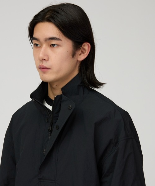 Snow Peak(スノーピーク)の「Snow Peak / Nylon Double Rip Anorak ナイロン ダブルリップ アノラック(ブルゾン・メンズ・ダークブラウン/ブラック/ライトブルー・S/M/L/XL)」の10枚目の写真