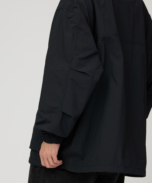 Snow Peak(スノーピーク)の「Snow Peak / Nylon Double Rip Anorak ナイロン ダブルリップ アノラック(ブルゾン・メンズ・ダークブラウン/ブラック/ライトブルー・S/M/L/XL)」の13枚目の写真