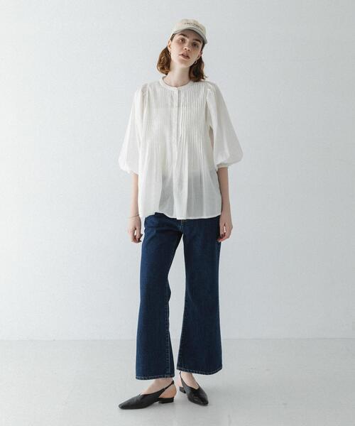 URBAN RESEARCH Sonny Label(アーバンリサーチサニーレーベル)の「コットンピンタックブラウス(シャツ/ブラウス・レディース・ブラック/ピンク系その他/オフホワイト・FREE)」の8枚目の写真