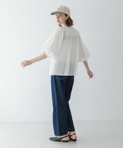 URBAN RESEARCH Sonny Label(アーバンリサーチサニーレーベル)の「コットンピンタックブラウス(シャツ/ブラウス・レディース・ブラック/ピンク系その他/オフホワイト・FREE)」の9枚目の写真
