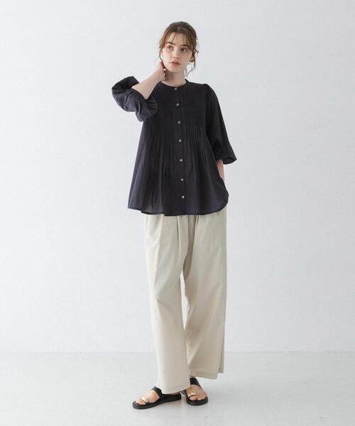 URBAN RESEARCH Sonny Label(アーバンリサーチサニーレーベル)の「コットンピンタックブラウス(シャツ/ブラウス・レディース・ブラック/ピンク系その他/オフホワイト・FREE)」の17枚目の写真