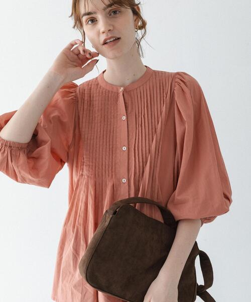 URBAN RESEARCH Sonny Label(アーバンリサーチサニーレーベル)の「コットンピンタックブラウス(シャツ/ブラウス・レディース・ブラック/ピンク系その他/オフホワイト・FREE)」の21枚目の写真