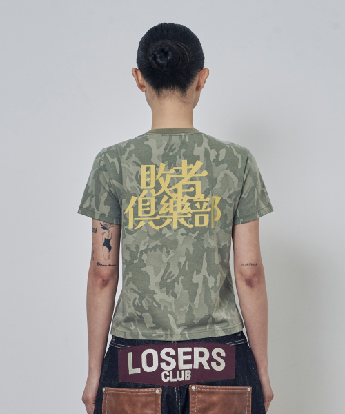 LOSERS CLUB(ルーザーズクラブ)の「無齒以 ロゴ 半袖Tシャツ カモ(Tシャツ/カットソー・レディース・その他・0/1/2)」の6枚目の写真