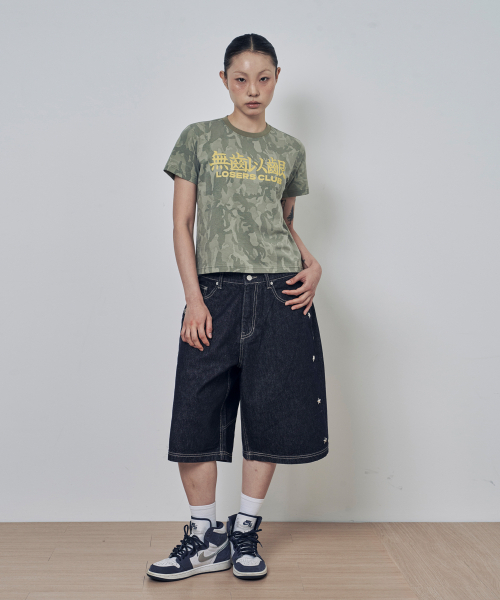 LOSERS CLUB(ルーザーズクラブ)の「無齒以 ロゴ 半袖Tシャツ カモ(Tシャツ/カットソー・レディース・その他・0/1/2)」の3枚目の写真