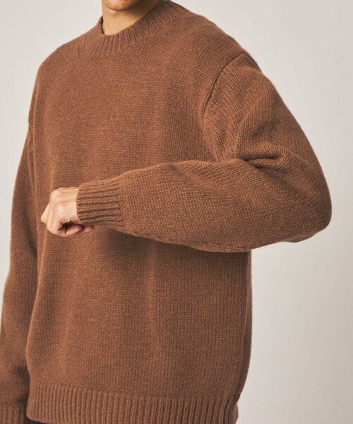 Steven Alan(スティーブンアラン)の「<Steven Alan> ハミルトンラムズウール モックネック ニット(ニット/セーター・メンズ・ワインレッド/ブラウン/パープル/ダークグリーン/ブラック/ライトグレー/その他1・L/M/S/XL)」の9枚目の写真