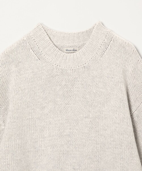 Steven Alan(スティーブンアラン)の「<Steven Alan> ハミルトンラムズウール モックネック ニット(ニット/セーター・メンズ・ワインレッド/ブラウン/パープル/ダークグリーン/ブラック/ライトグレー/その他1・L/M/S/XL)」の15枚目の写真