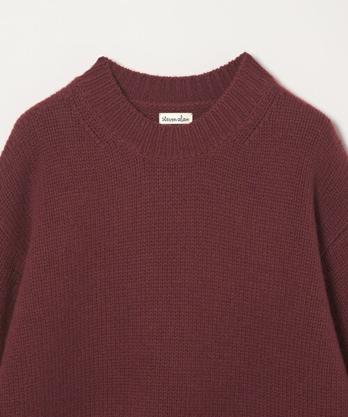 Steven Alan(スティーブンアラン)の「<Steven Alan> ハミルトンラムズウール モックネック ニット(ニット/セーター・メンズ・ワインレッド/ブラウン/パープル/ダークグリーン/ブラック/ライトグレー/その他1・L/M/S/XL)」の22枚目の写真
