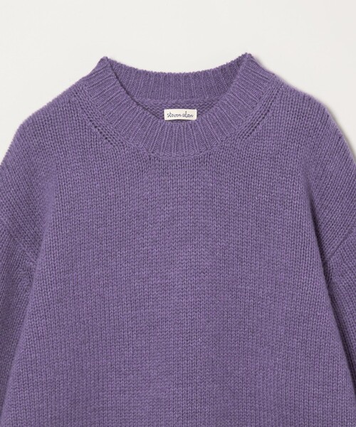 Steven Alan(スティーブンアラン)の「<Steven Alan> ハミルトンラムズウール モックネック ニット(ニット/セーター・メンズ・ワインレッド/ブラウン/パープル/ダークグリーン/ブラック/ライトグレー/その他1・L/M/S/XL)」の8枚目の写真