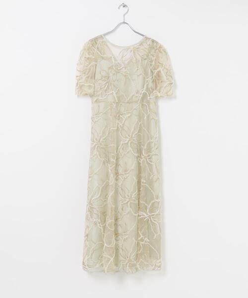 URBAN RESEARCH ROSSO WOMEN(アーバンリサーチ ロッソ)の「kaene エンブロイダリーモールレースドレス(ワンピース・レディース・ベージュ・36)」の16枚目の写真