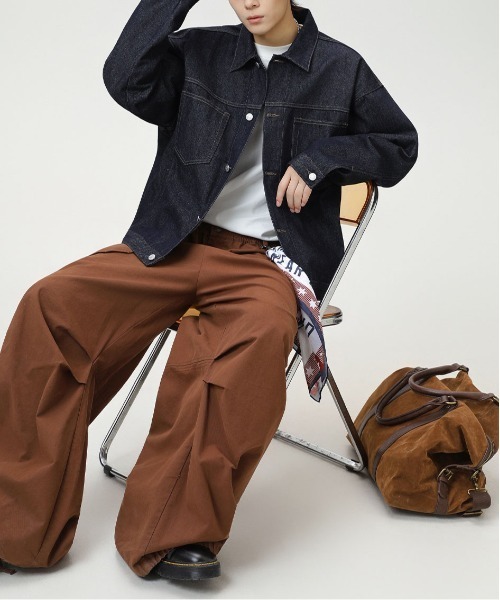 DOUBLE STEAL(ダブルスティール)の「DSワンウォッシュデニムジャケット(デニムジャケット・メンズ・ネイビー・X-LARGE/LARGE/MEDIUM)」の5枚目の写真