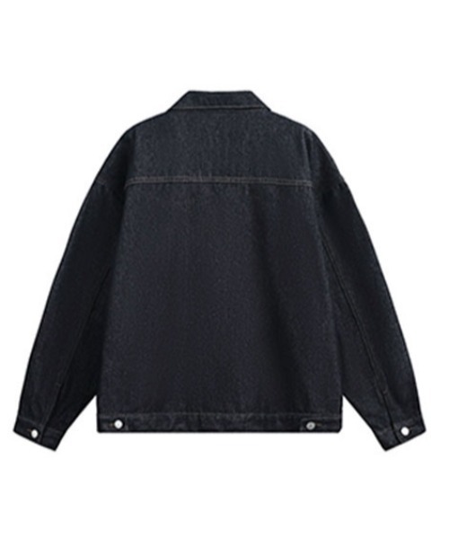 DOUBLE STEAL(ダブルスティール)の「DSワンウォッシュデニムジャケット(デニムジャケット・メンズ・ネイビー・X-LARGE/LARGE/MEDIUM)」の3枚目の写真