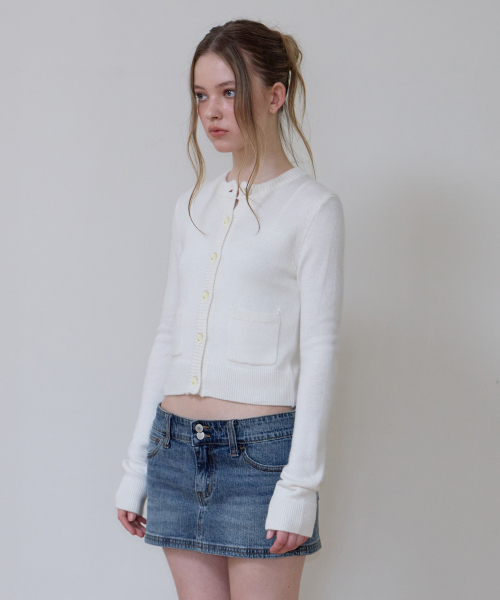 ROSEFRANTZ（ロゼフランツ）の「Double Pocket Cardigan [Ivory]（カーディガン/ボレロ・レディース・アイボリー・OS）」の3枚目の写真