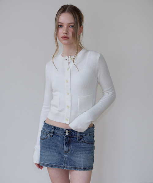 ROSEFRANTZ（ロゼフランツ）の「Double Pocket Cardigan [Ivory]（カーディガン/ボレロ・レディース・アイボリー・OS）」の7枚目の写真