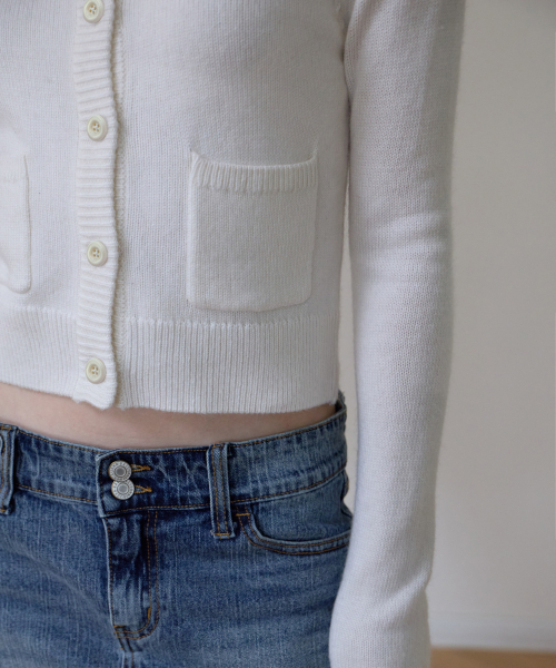 ROSEFRANTZ（ロゼフランツ）の「Double Pocket Cardigan [Ivory]（カーディガン/ボレロ・レディース・アイボリー・OS）」の10枚目の写真