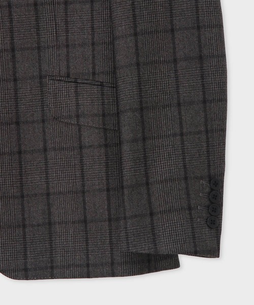 Paul Smith(ポールスミス)の「オーバーペーングレンチェック 3Bモッズスーツ / 263254 MDS01(スーツセット・メンズ・チャコールグレー/ブラウン・MEDIUM/LARGE)」の18枚目の写真