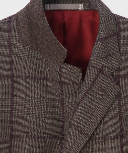 Paul Smith(ポールスミス)の「オーバーペーングレンチェック 3Bモッズスーツ / 263254 MDS01(スーツセット・メンズ・チャコールグレー/ブラウン・MEDIUM/LARGE)」の16枚目の写真