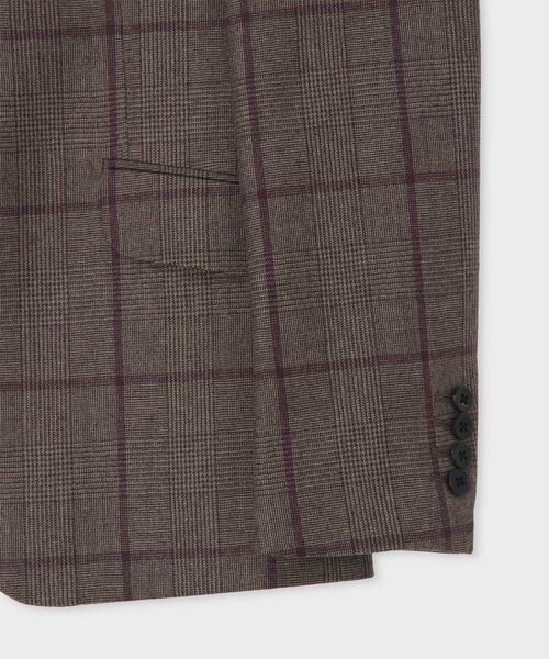Paul Smith(ポールスミス)の「オーバーペーングレンチェック 3Bモッズスーツ / 263254 MDS01(スーツセット・メンズ・チャコールグレー/ブラウン・MEDIUM/LARGE)」の17枚目の写真