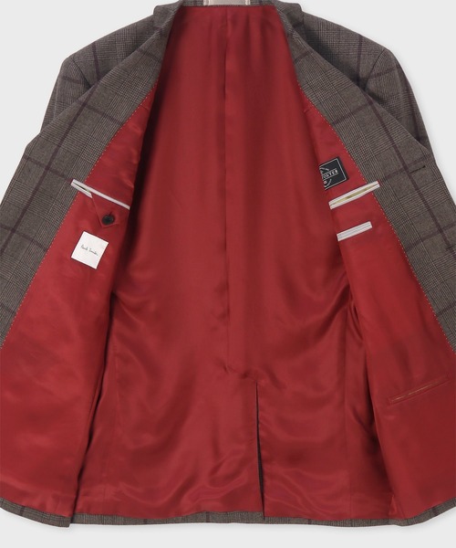 Paul Smith(ポールスミス)の「オーバーペーングレンチェック 3Bモッズスーツ / 263254 MDS01(スーツセット・メンズ・チャコールグレー/ブラウン・MEDIUM/LARGE)」の6枚目の写真