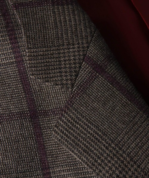 Paul Smith(ポールスミス)の「オーバーペーングレンチェック 3Bモッズスーツ / 263254 MDS01(スーツセット・メンズ・チャコールグレー/ブラウン・MEDIUM/LARGE)」の9枚目の写真