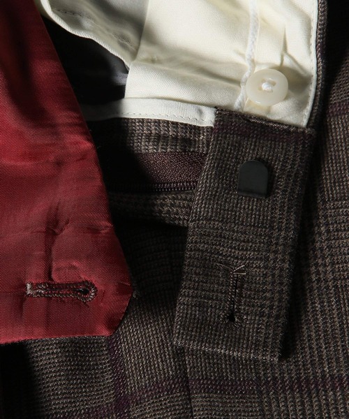 Paul Smith(ポールスミス)の「オーバーペーングレンチェック 3Bモッズスーツ / 263254 MDS01(スーツセット・メンズ・チャコールグレー/ブラウン・MEDIUM/LARGE)」の5枚目の写真