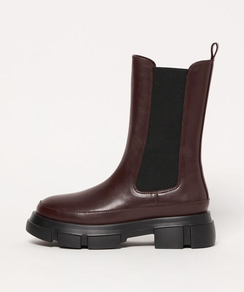 SY UNITED ARROWS(シーユナイテッドアローズ)の「<SY>ボリュームソールチェルシー ショートブーツ50↑(ブーツ・レディース・ダークブラウン/ブラック/ダークグレー・22cm/23.5cm/25cm/23cm/24.5cm/22.5cm/24cm)」の3枚目の写真