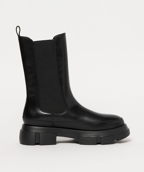SY UNITED ARROWS(シーユナイテッドアローズ)の「<SY>ボリュームソールチェルシー ショートブーツ50↑(ブーツ・レディース・ダークブラウン/ブラック/ダークグレー・22cm/23.5cm/25cm/23cm/24.5cm/22.5cm/24cm)」の6枚目の写真