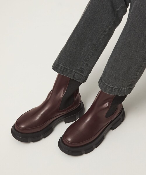 SY UNITED ARROWS(シーユナイテッドアローズ)の「<SY>ボリュームソールチェルシー ショートブーツ50↑(ブーツ・レディース・ダークブラウン/ブラック/ダークグレー・22cm/23.5cm/25cm/23cm/24.5cm/22.5cm/24cm)」の18枚目の写真