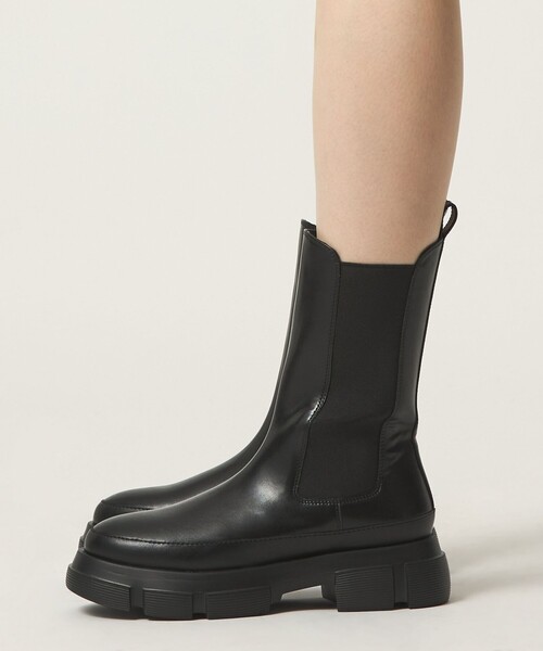 SY UNITED ARROWS(シーユナイテッドアローズ)の「<SY>ボリュームソールチェルシー ショートブーツ50↑(ブーツ・レディース・ダークブラウン/ブラック/ダークグレー・22cm/23.5cm/25cm/23cm/24.5cm/22.5cm/24cm)」の19枚目の写真
