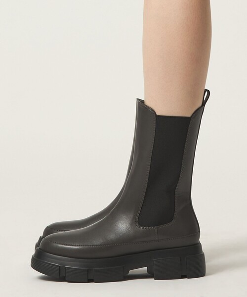 SY UNITED ARROWS(シーユナイテッドアローズ)の「<SY>ボリュームソールチェルシー ショートブーツ50↑(ブーツ・レディース・ダークブラウン/ブラック/ダークグレー・22cm/23.5cm/25cm/23cm/24.5cm/22.5cm/24cm)」の20枚目の写真