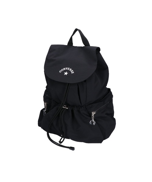 CONVERSE（コンバース）の「【CONVERSE/コンバース】STRING FRAP BACK PACK 巾着バックパック 81932500（バックパック/リュック・レディース・アイボリー/ブラック/ブラウン・FREE）」の7枚目の写真