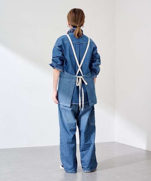 FRAMeWORK(フレームワーク)の「OUT OF FRAMe DENIMエプロン+バンダナ(その他小物・レディース・ブルー系その他・FREE)」の4枚目の写真