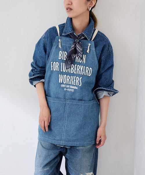FRAMeWORK(フレームワーク)の「OUT OF FRAMe DENIMエプロン+バンダナ(その他小物・レディース・ブルー系その他・FREE)」の6枚目の写真