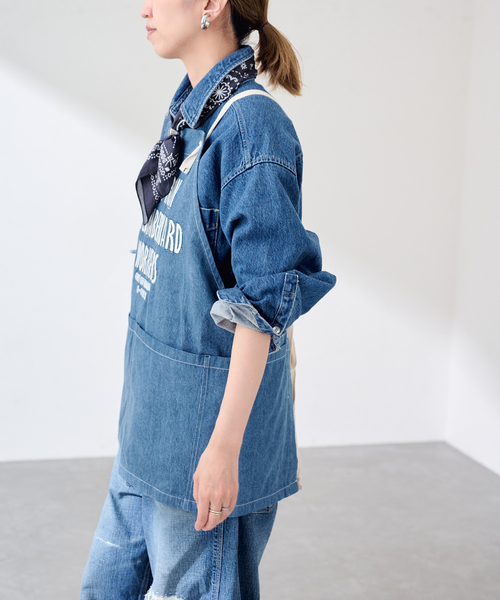 FRAMeWORK(フレームワーク)の「OUT OF FRAMe DENIMエプロン+バンダナ(その他小物・レディース・ブルー系その他・FREE)」の7枚目の写真