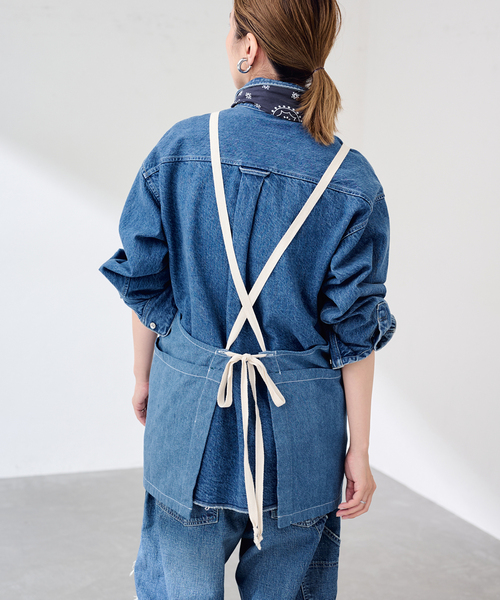 FRAMeWORK(フレームワーク)の「OUT OF FRAMe DENIMエプロン+バンダナ(その他小物・レディース・ブルー系その他・FREE)」の9枚目の写真
