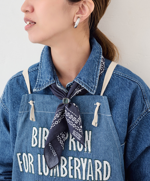 FRAMeWORK(フレームワーク)の「OUT OF FRAMe DENIMエプロン+バンダナ(その他小物・レディース・ブルー系その他・FREE)」の10枚目の写真