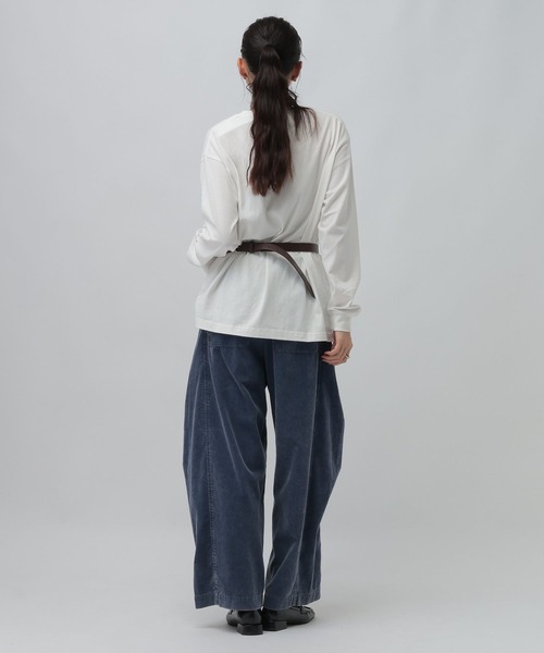 LEPSIM(レプシィム)の「アソートグラフィックロンT 1074957(Tシャツ/カットソー・レディース・ブラウン/オフホワイト/チャコールグレー・FREE)」の9枚目の写真