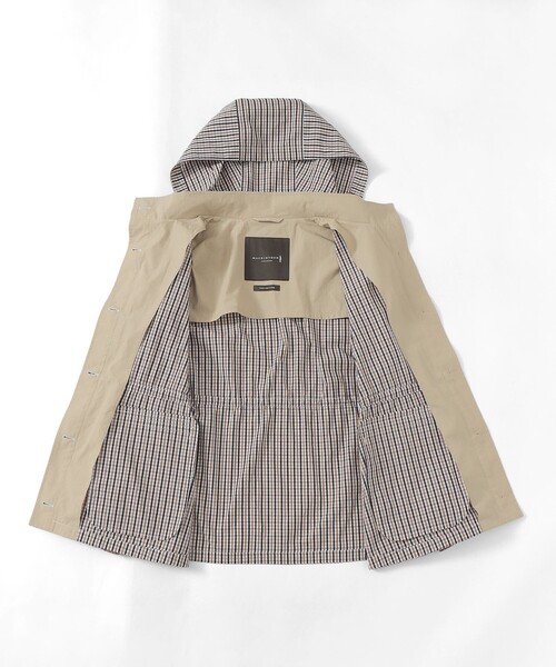 MACKINTOSH LONDON(マッキントッシュ ロンドン)の「エンザイムシャンブレーフーデッドブルゾン(ブルゾン・レディース・ベージュ系その他5/ベージュ・38/40)」の4枚目の写真